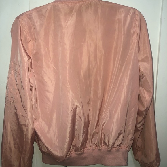 Blush pink bomber jacket - Picture 5 of 6